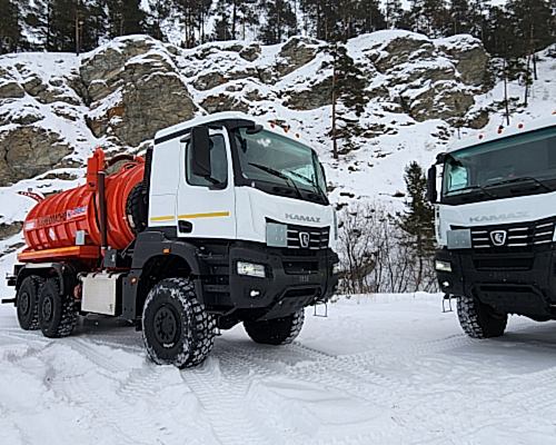 Разработаны новые модели спецтехники на базе шасси КАМАЗ К5 для нефтяников