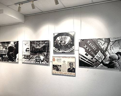 Состоялось открытие выставки, посвящённой 50-летию первого автомобиля КАМАЗ